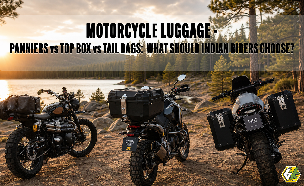 Motorcycle Luggage: Panniers vs Top Boxes vs Tail Bags: What Should Indian Riders Choose?