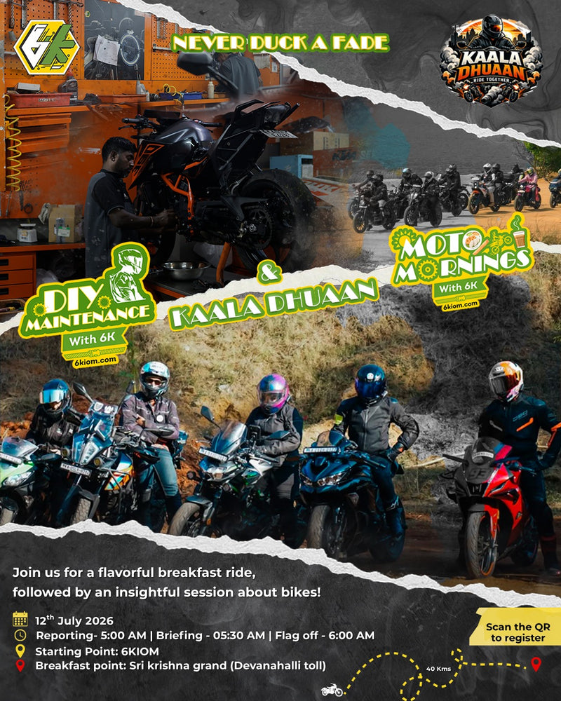 Moto Mornings x Kaala Dhuaan – DIY Bike Maintenance