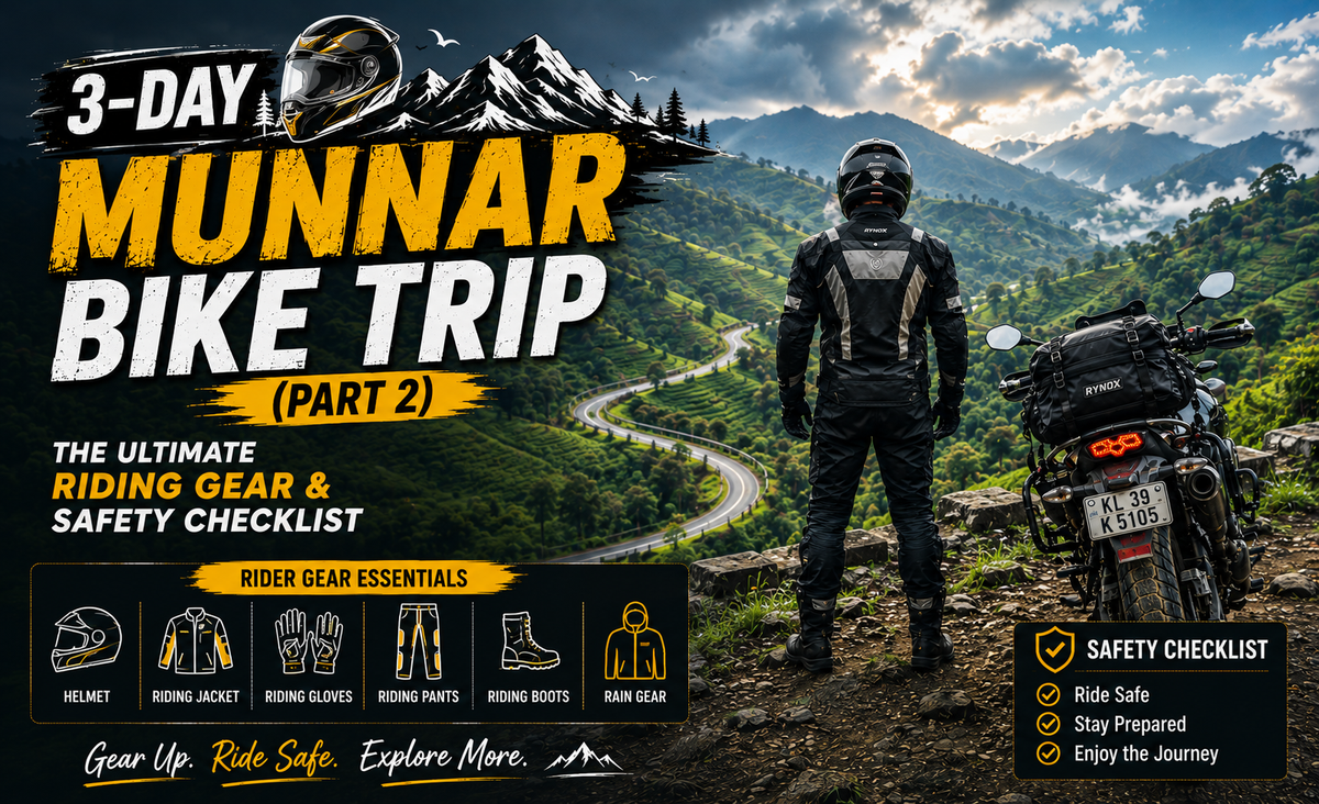 3-Day Munnar Bike Trip (Part 2): The Ultimate Riding Gear & Safety Checklist