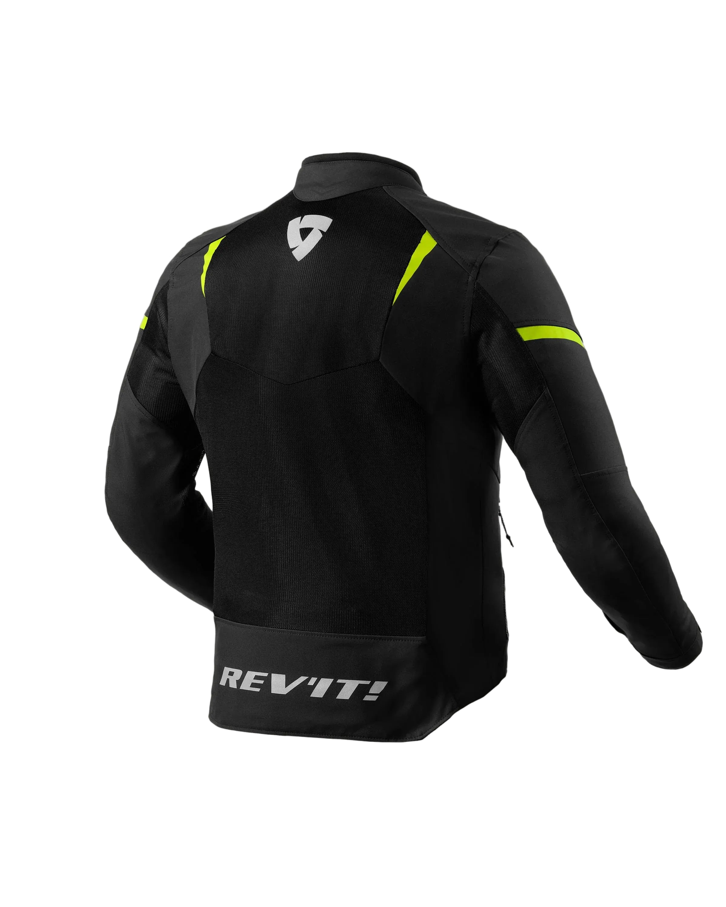 Black jacket with yellow accents and Revit logo on a white background