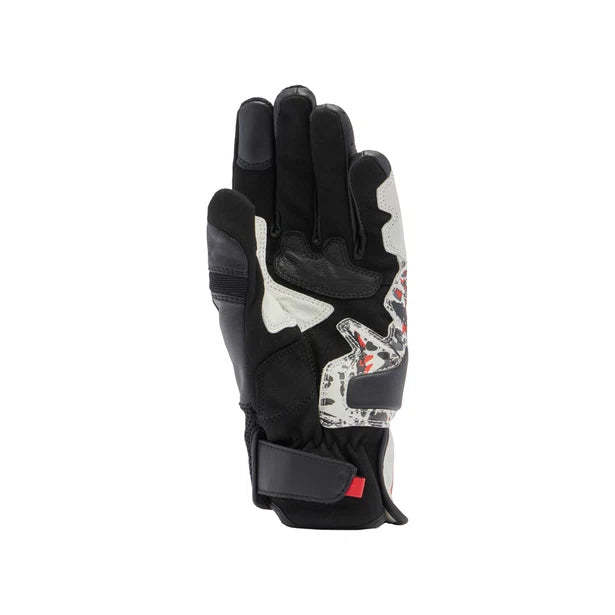 Amica suede palm detail on Dainese Mig 3 riding gloves