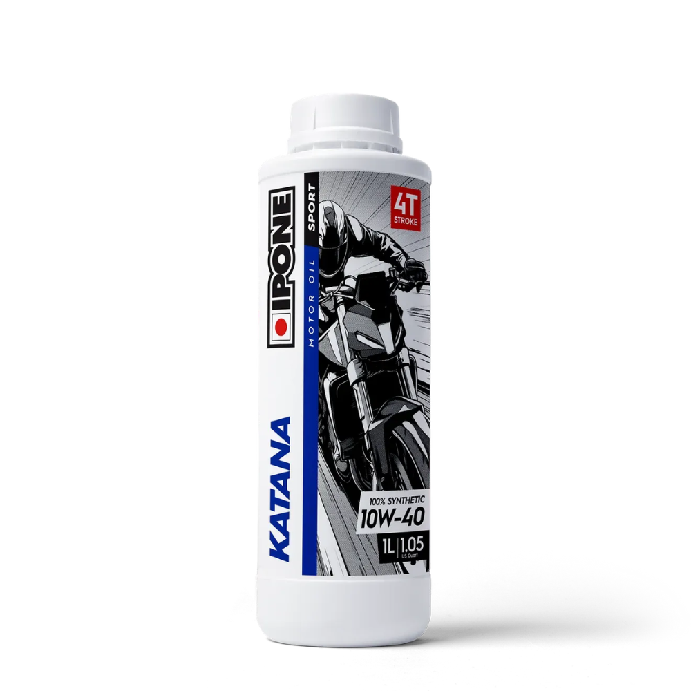 IPONE Full Power Katana 10W-40 100% synthetic 4-stroke engine oil at 6kiom (6K)