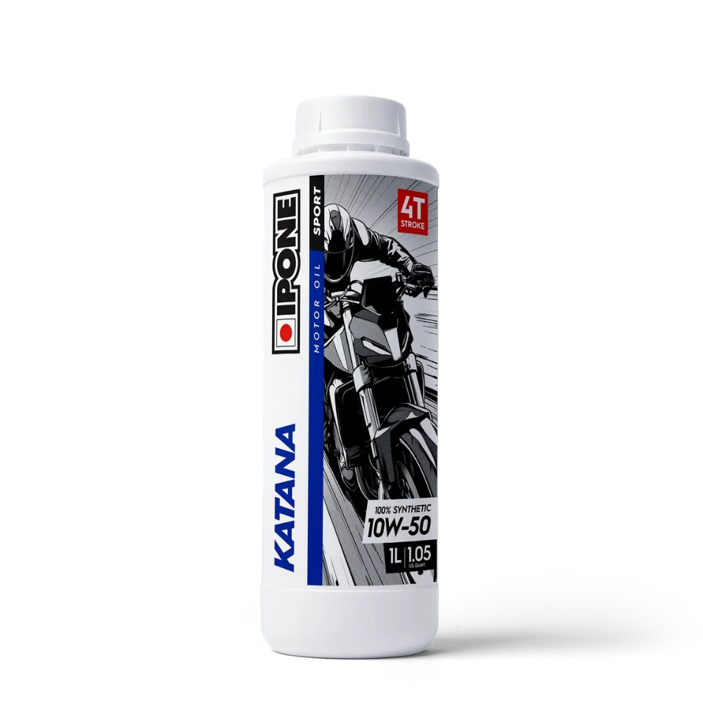 IPONE Full Power Katana 10W-50 100% synthetic 4-stroke engine oil at 6kiom (6K)