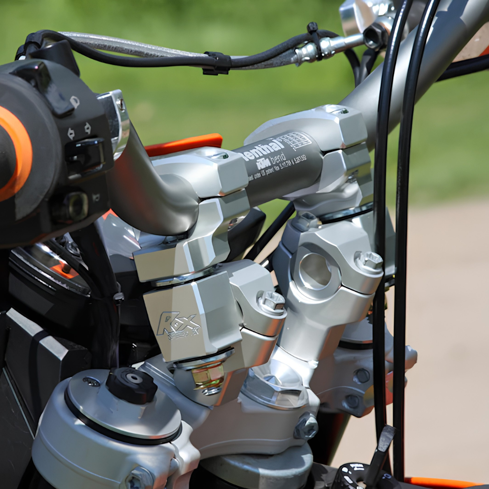 1R-AV2PP Aluminum ROX Speed FX 51mm Pivoting Anti-Vibe Motorcycle Handlebar Risers