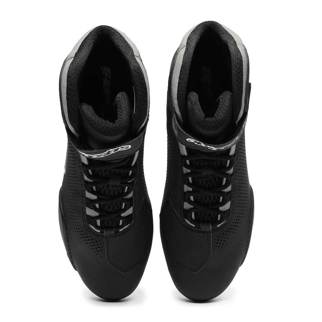 TVS Racing x Alpinestars Black Riding Shoes Speed Lace Closure