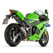 Arrow Pro-Race titanium exhaust silencer with link pipe for Kawasaki ZX-10R and ZX-10RR (2026) motorcycles.