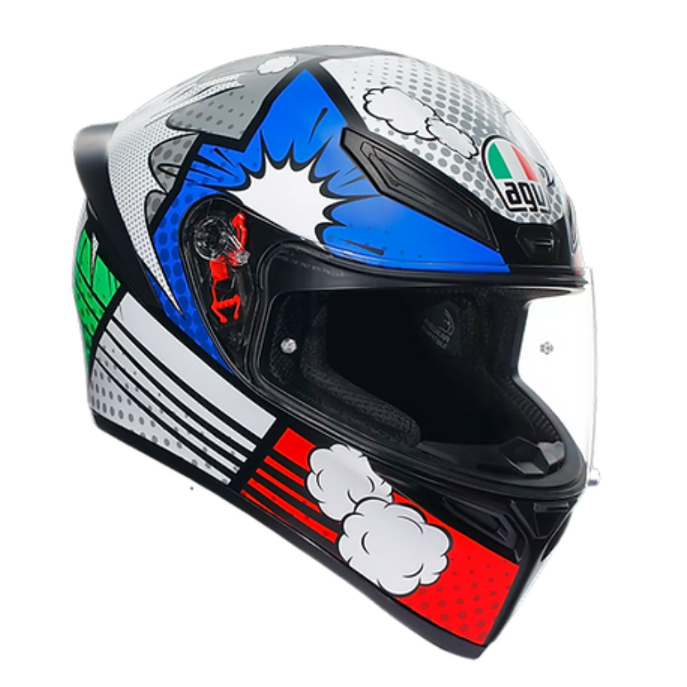 AGV K1 S Bang Helmet Visor and Ventilation