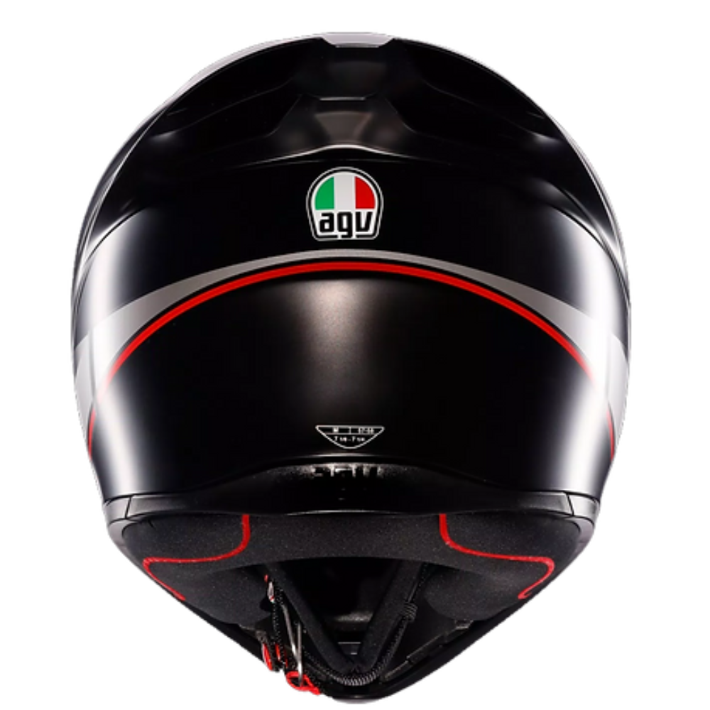 AGV K1 S Lap Helmet Rear View