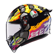 AGV K1 S Bezzecchi 2023 Helmet side view with integrated Aero Spoiler | 6KIOM
