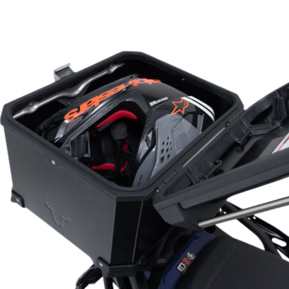 SW-MOTECH TRAX ADV 38L Aluminium Top Case Black