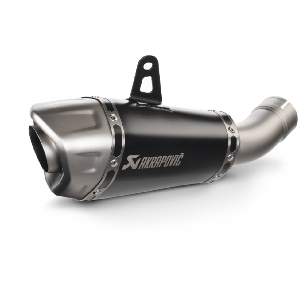 Akrapovic Slip-On Line titanium exhaust for Kawasaki Ninja ZX-10R (2021+) featuring a lightweight racing-inspired design.