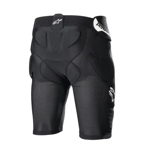 Alpinestars Bionic Action Black protective riding shorts with impact protection for bikers and track riders