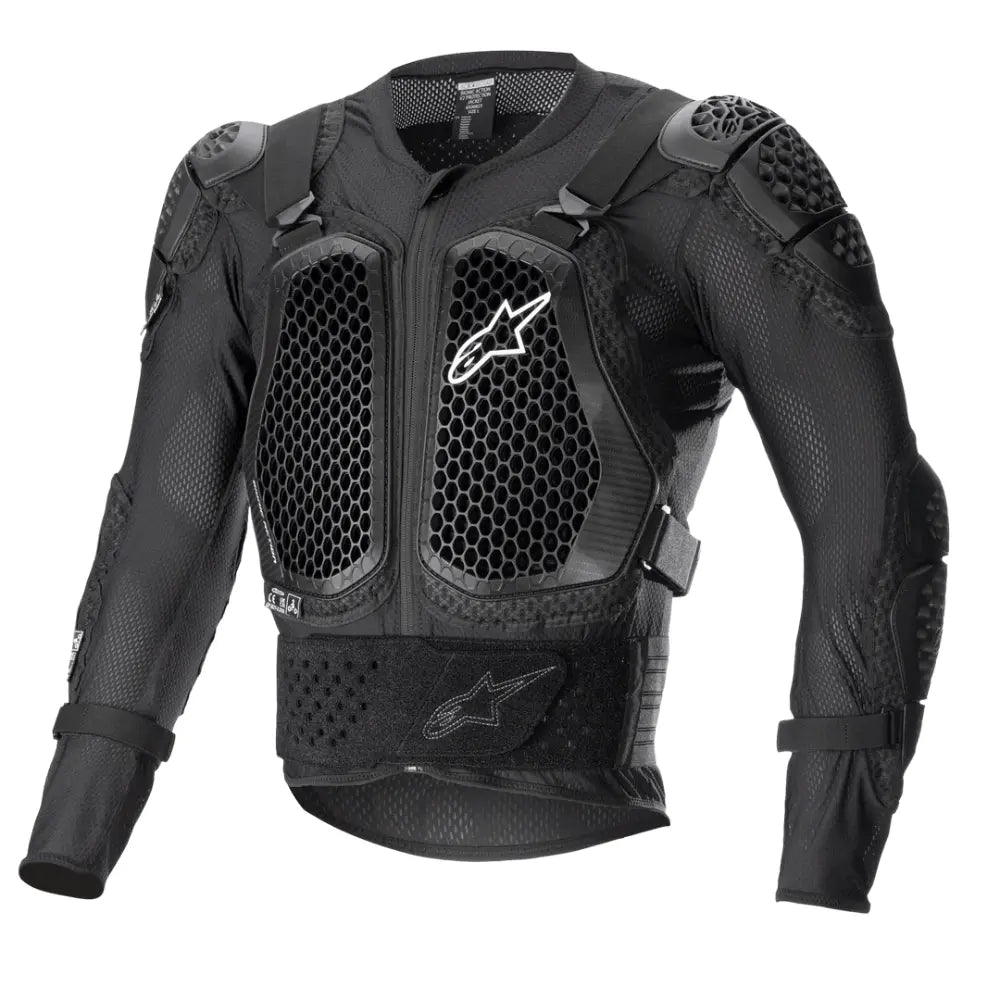 Alpinestars Bionic Action V2 Protection Jacket Black – Motorcycle Chest and Back Armour Jacket for Riding