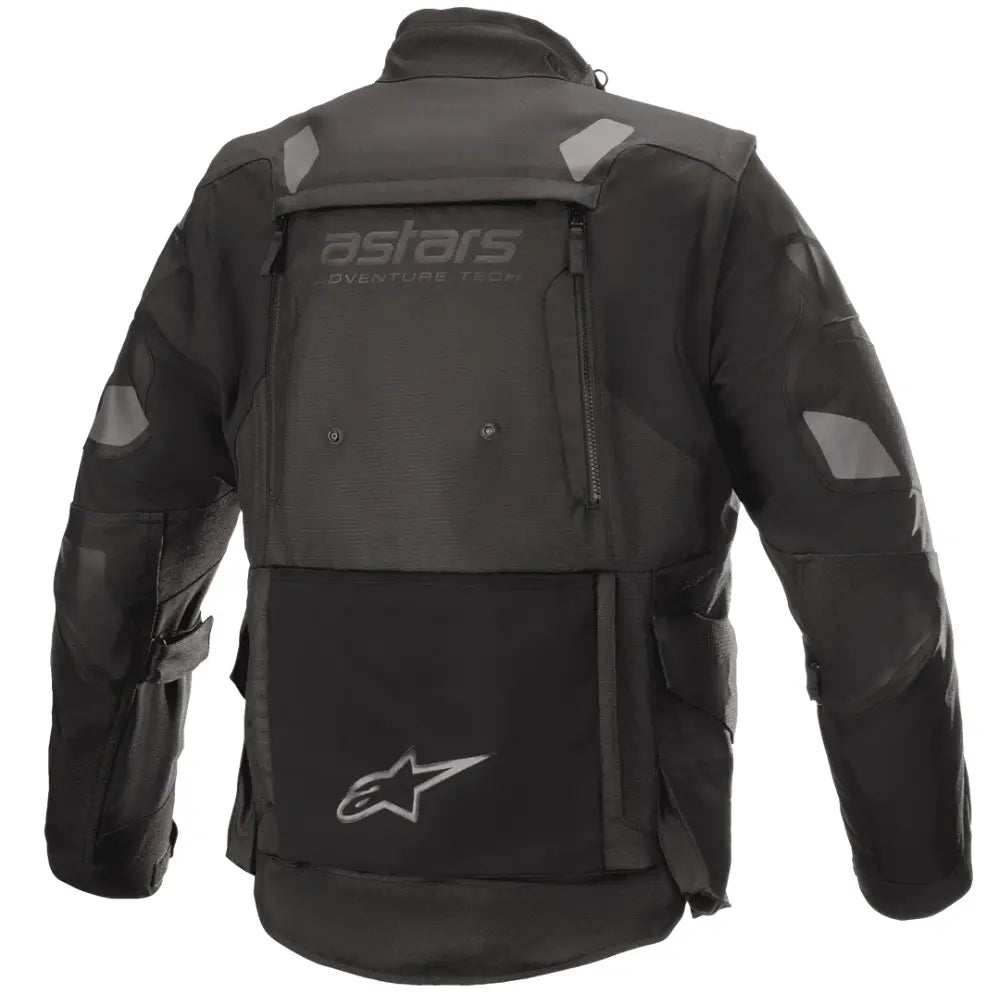 Alpinestars Halo Drystar® Black adventure bike jacket with Drystar waterproof membrane and all-weather protection