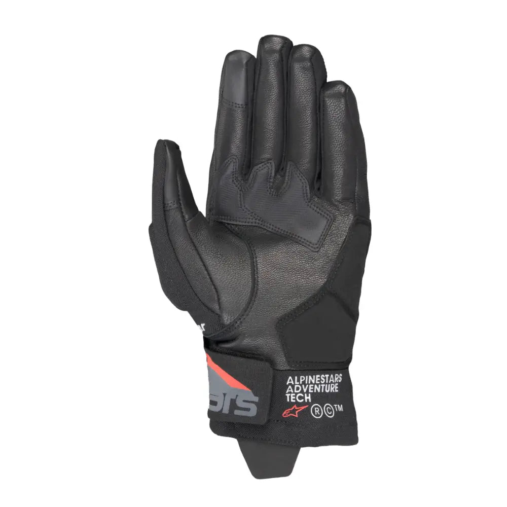 Alpinestars Corozal V3 Drystar black gray red fluo motorcycle gloves with protective touring design