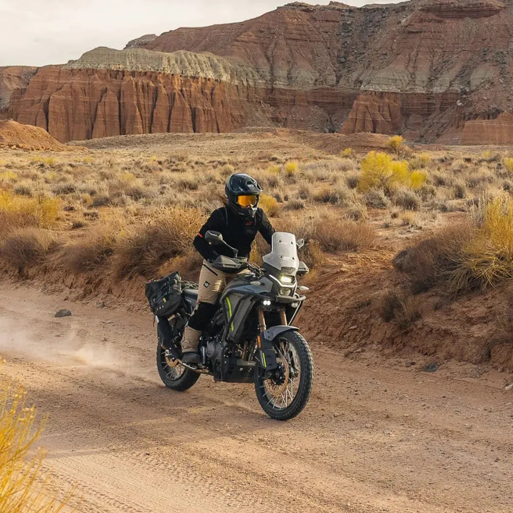 Alpinestars Stella Explore AST aluminium black regular-length adventure pants at 6KIOM (6K)
