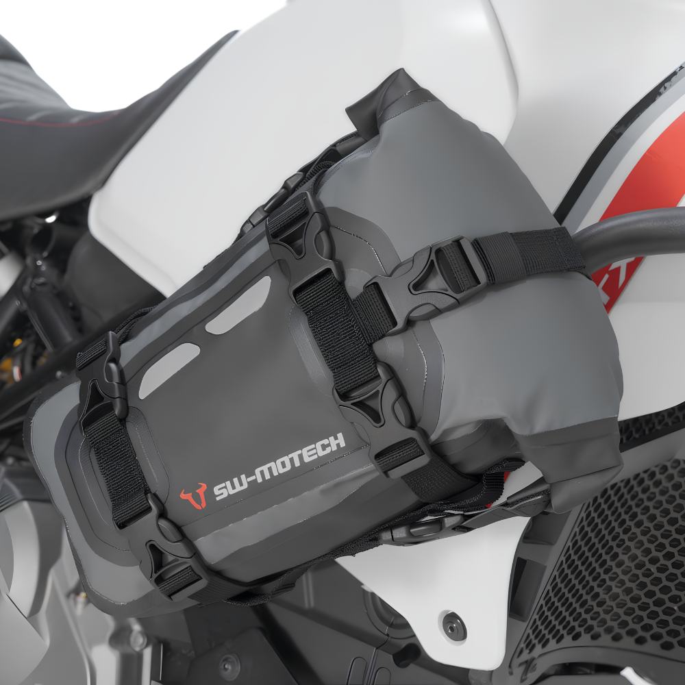 SW-MOTECH Drybag 80 tail bag with loop straps for versatile motorcycle mounting at 6KIOM (6K).