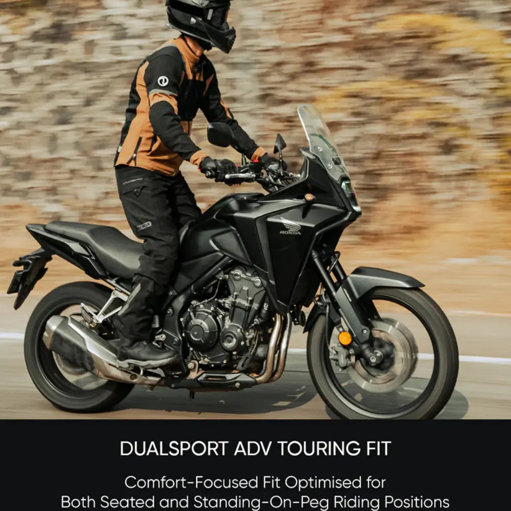 Rynox Outlander Pro Pants CE armor riding trousers for touring and adventure riders