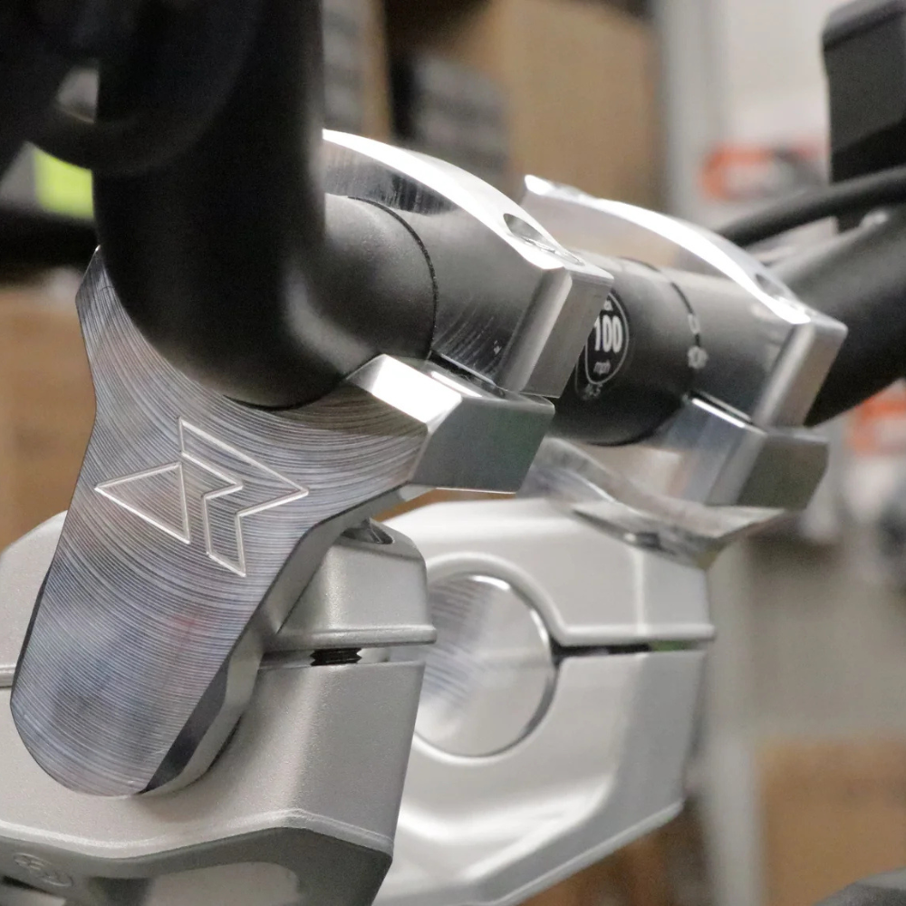 ROX 1R-P13GS Pivoting Handlebar Riser with 61mm Rise for BMW R 1300 GS Adventure