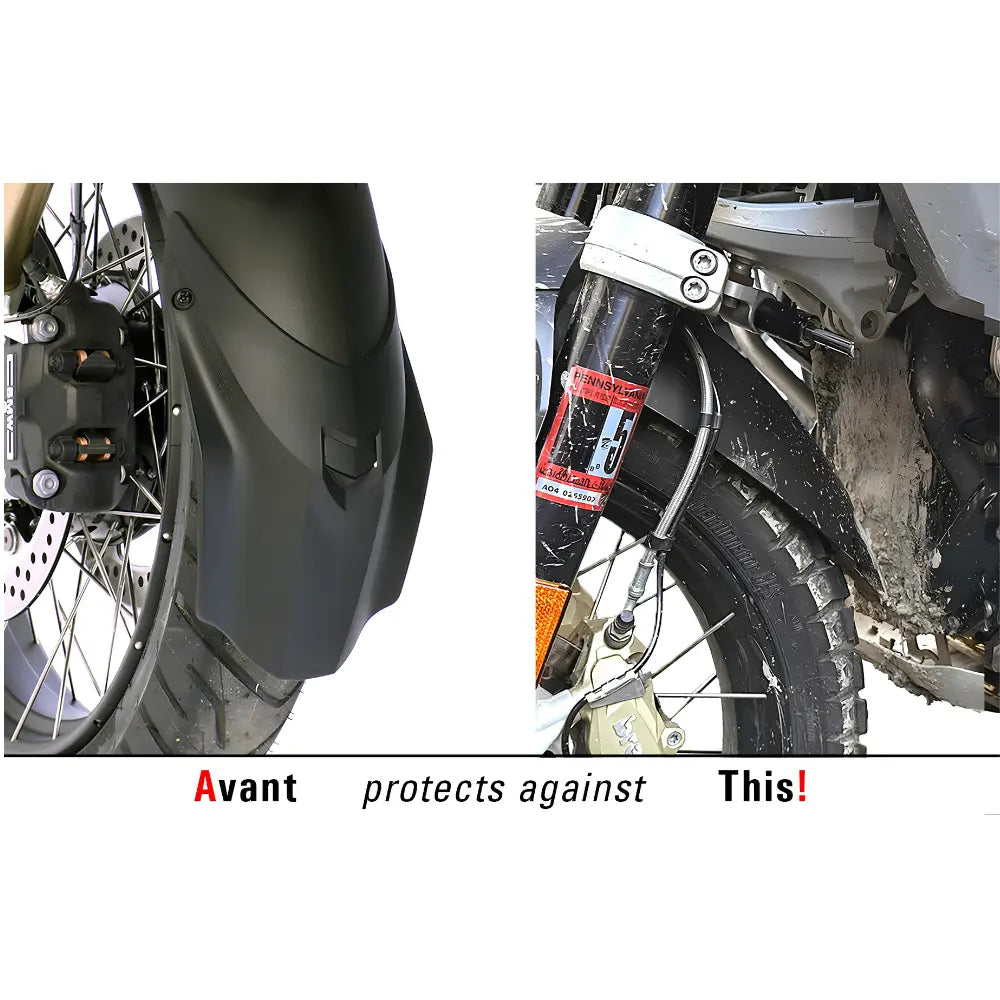 MachineartMoto Avant GS LC polypropylene front fender protection for BMW R1250 GS at 6KIOM (6K)