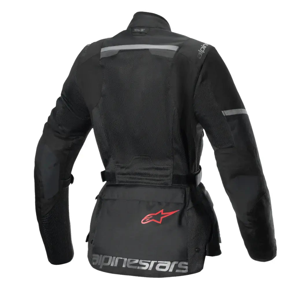 Black Alpinestars Stella Andes Air Drystar women's adventure touring jacket at 6KIOM (6K)