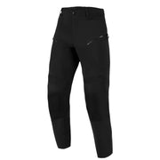 Alpinestars Stella Explore AST women's black motorcycle pants front view at 6KIOM (6K)