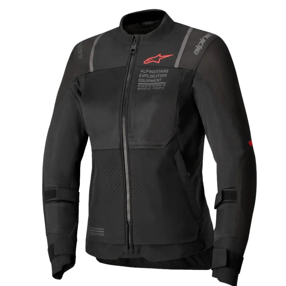 Alpinestars Stella ST-2 Air women's black adventure touring jacket at 6KIOM (6K)