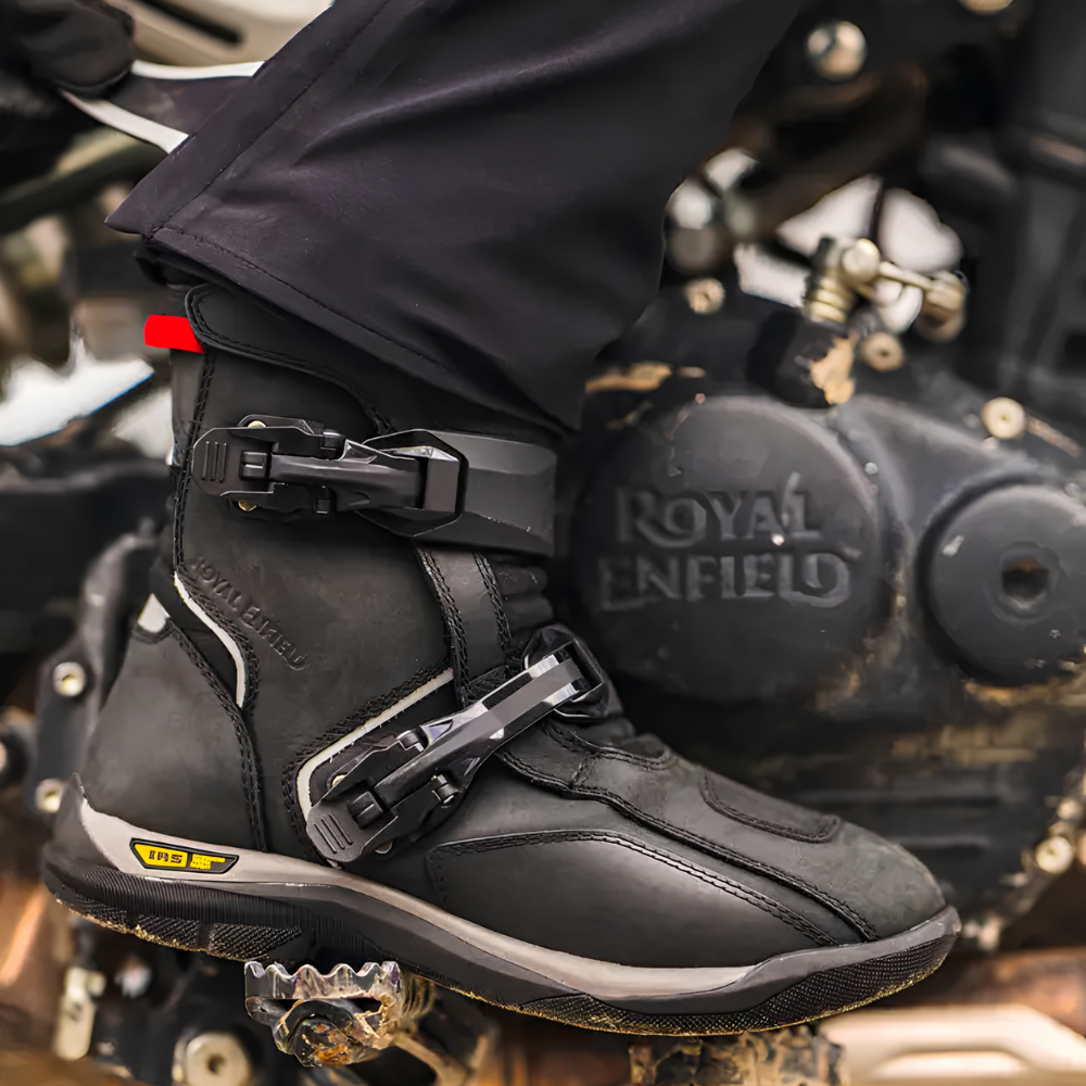 Royal Enfield Wanderer genuine leather waterproof riding boots