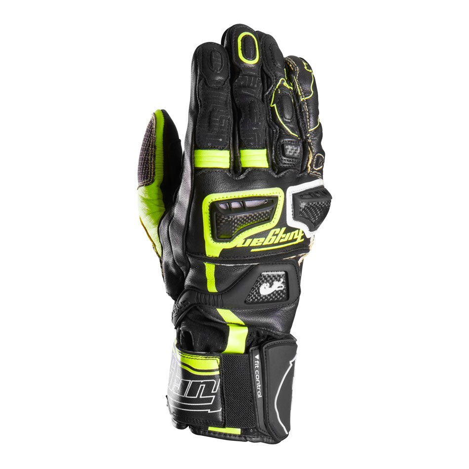 Furygan STYG 20 X Kevlar black yellow motorcycle gloves – Kevlar-lined protective gloves for high-speed riding from 6KIOM.