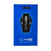 The BluArmor C40 motorcycle mesh intercom with aerodynamic low-profile design at 6KIOM (6K).