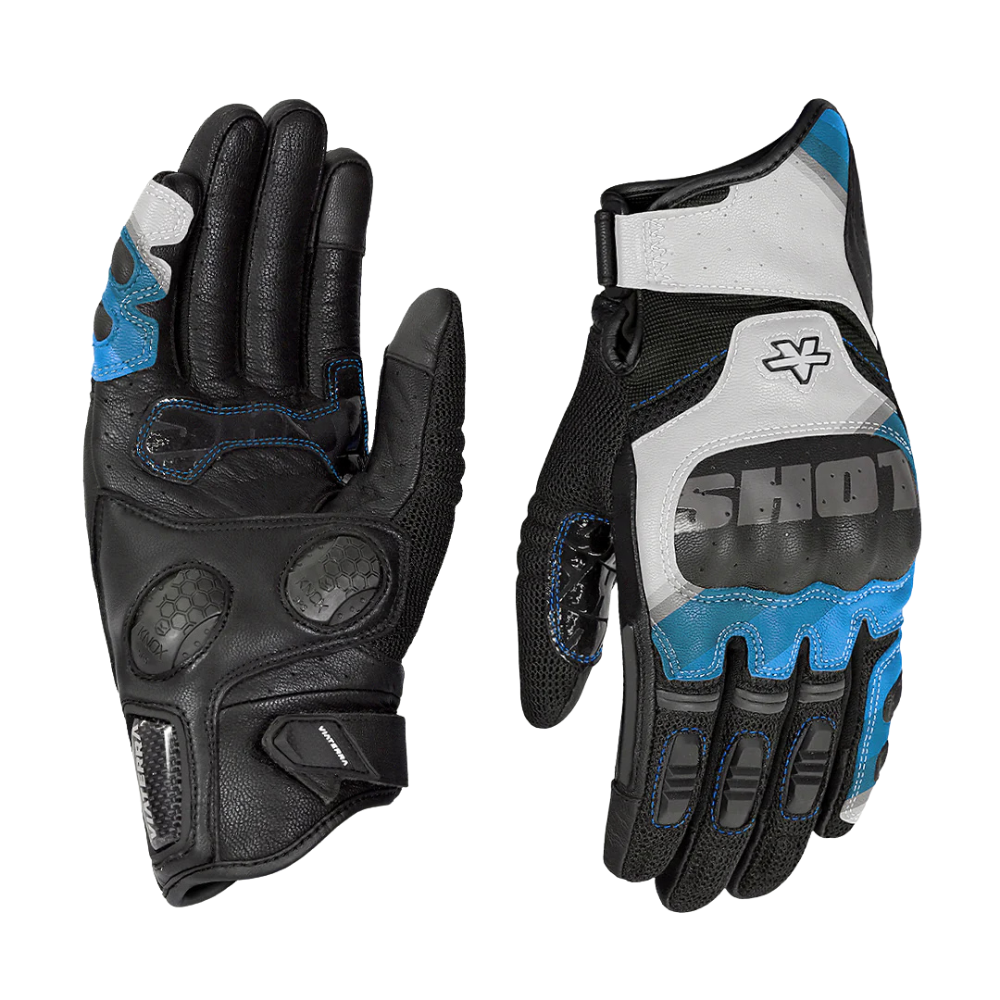 ViaTerra Holeshot Pro Semi-Gauntlet Riding Gloves