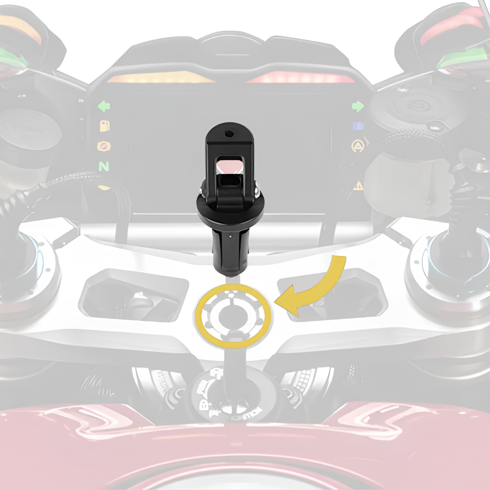 CHIGEE 12–29mm Fork Stem Mount for Kawasaki Z1000SX and sportbikes