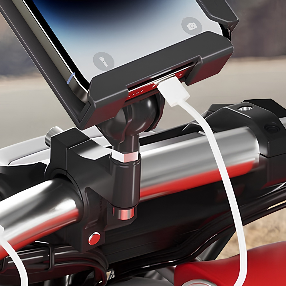 Cliff Top Mirror Mounted 18W PD USB-C Motorcycle Charger