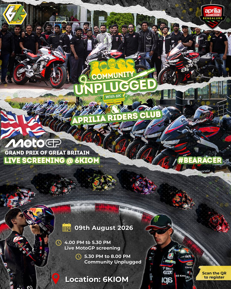 Community Unplugged x Aprilia Riders Club