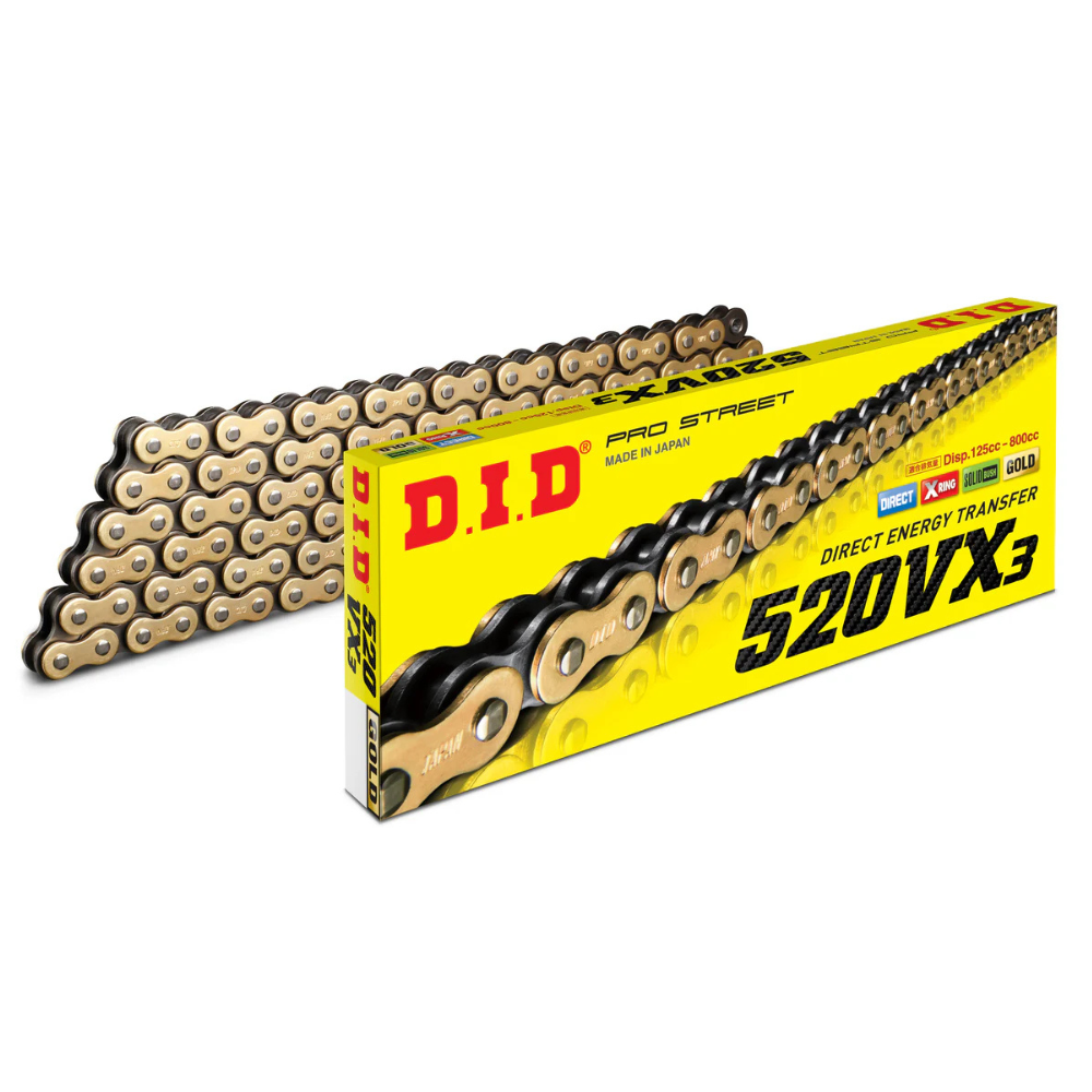 DID 520VX3 Chain 520 Pitch x 114 Links