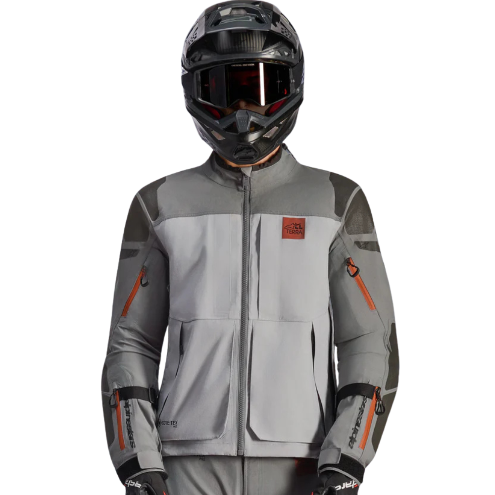 Dark Gray Mid Gray Alpinestars Nazca Gore-Tex Pro motorcycle jacket