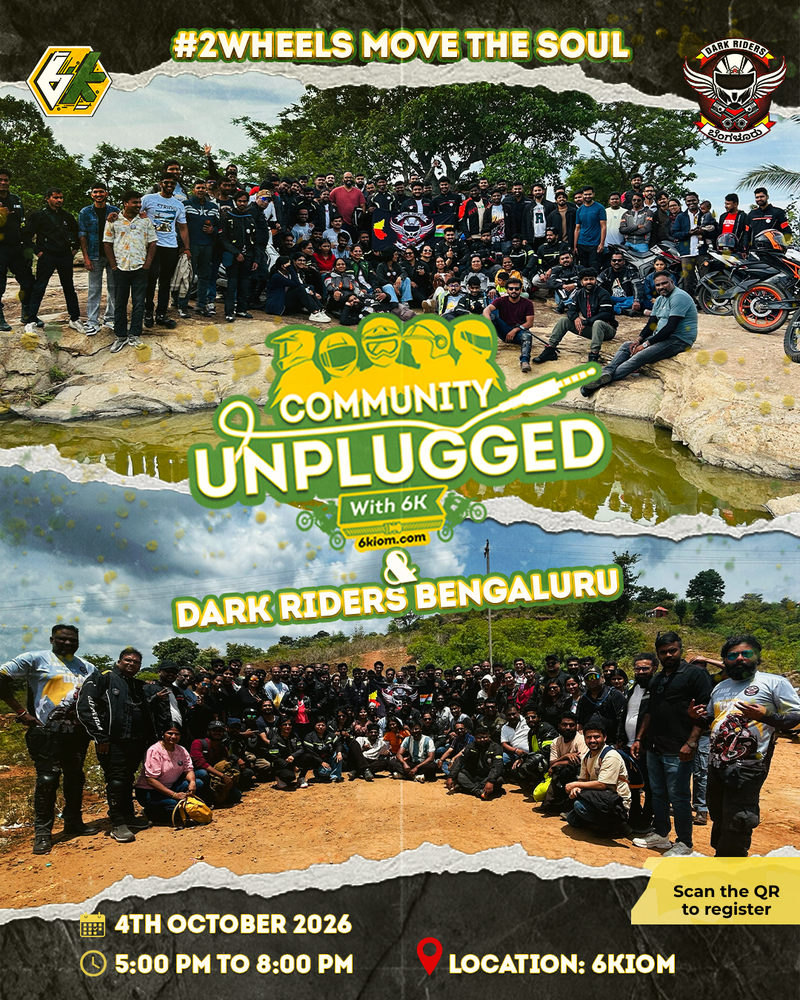 Community Unplugged x Dark Riders Bengaluru
