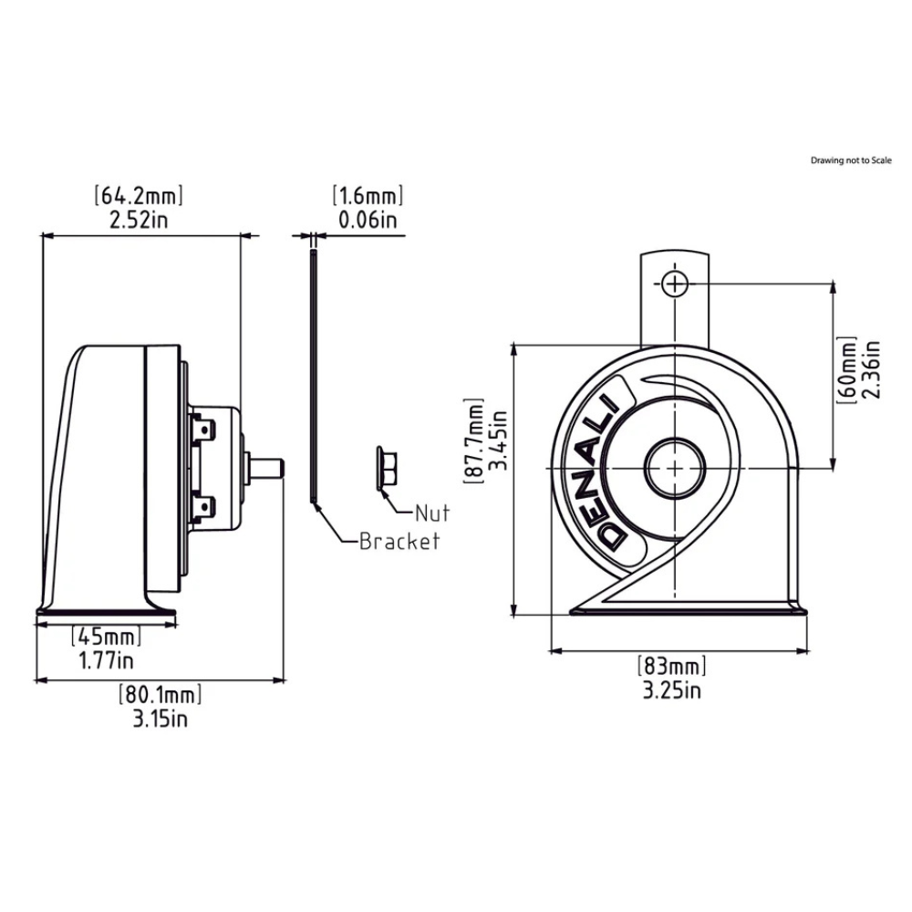 Denali SoundBomb Mini Low Tone Horn