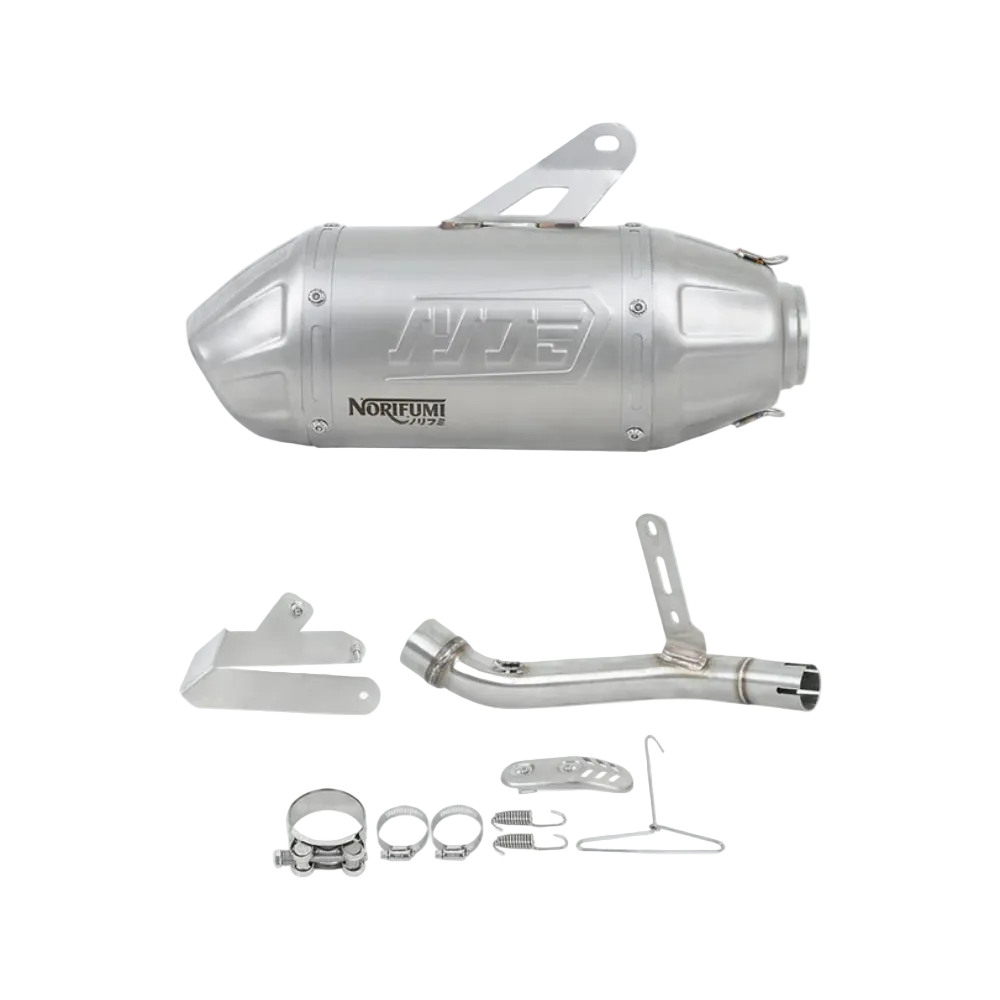 RE Himalayan 450 / Guerrilla 450 (Short) Slip-On Whoops Stainless Steel Exhaust – Norifumi