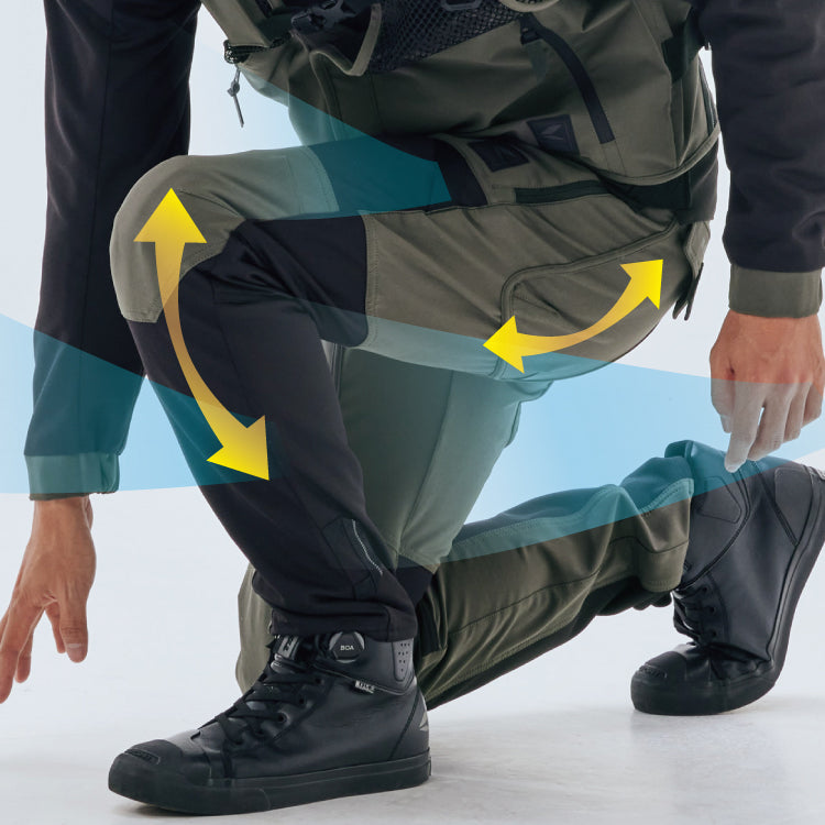 Excellent breathability and stretch