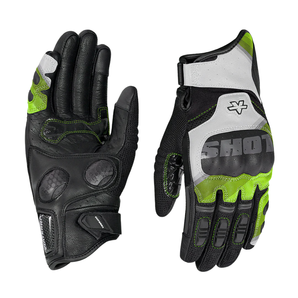 ViaTerra Holeshot Pro Semi-Gauntlet Riding Gloves