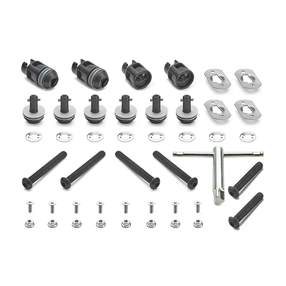The GIVI 13RKIT Rapid Release Kit allows a compatible side-case holder to be converted into a quick-release frame. 
