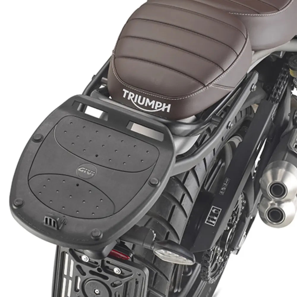 GIVI SR6424 rear top rack for Triumph Speed 400 2024 motorcycle luggage carrier durable metal top box mount India
