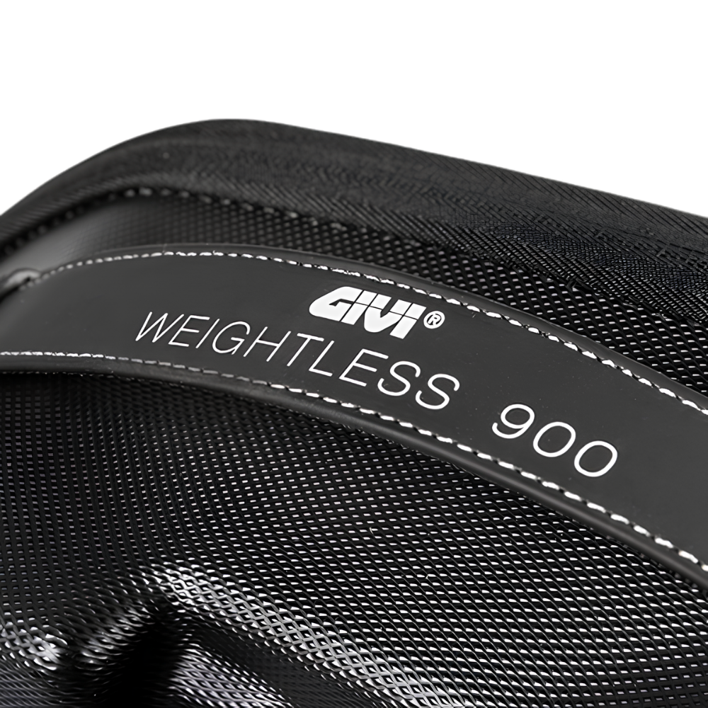 GIVI WL900B Weightless side bags with black finish and silver GIVI logo – 6KIOM (6K)