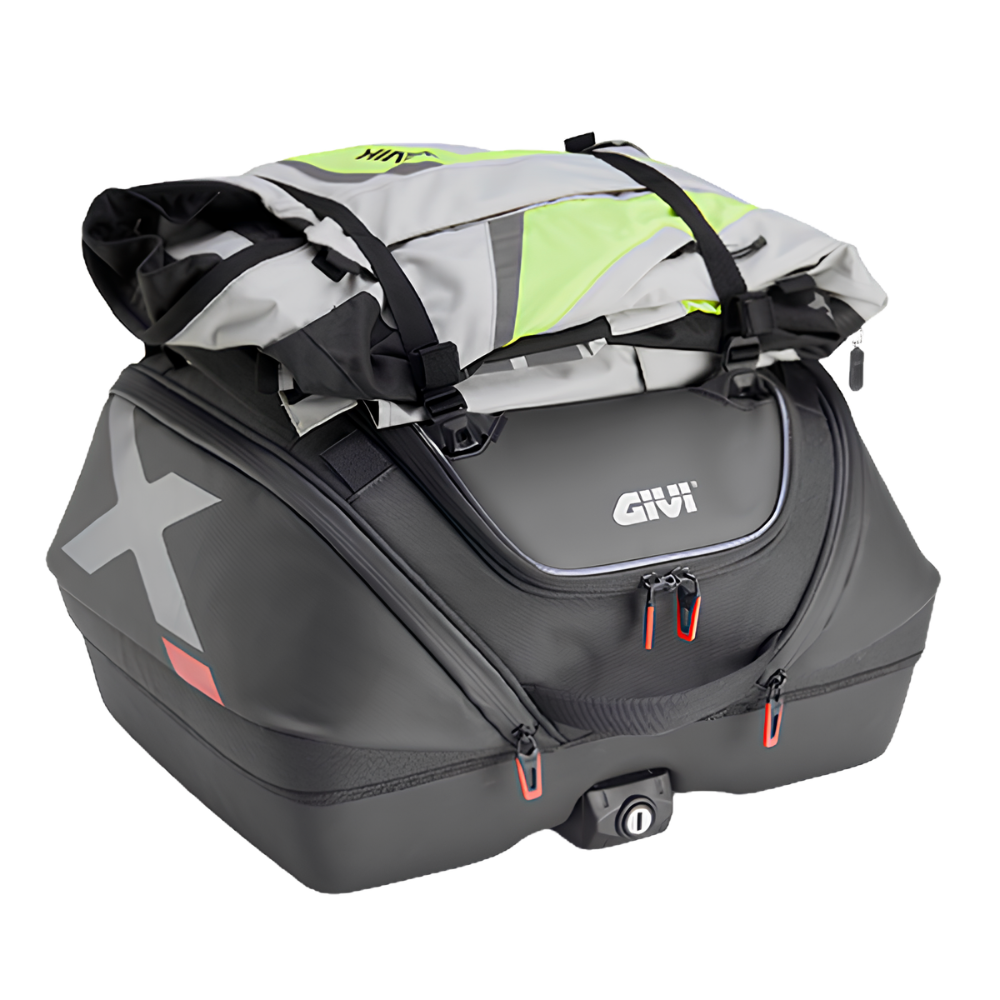 GIVI XL08B MONOKEY touring top bag with rear mesh pocket and YKK zip – 6KIOM (6K)