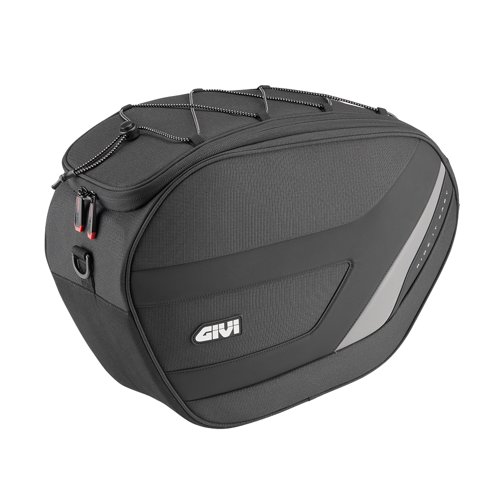 Givi EASY12 18L soft luggage side bag with stealth mounting system for motorcycles at 6KIOM (6K).