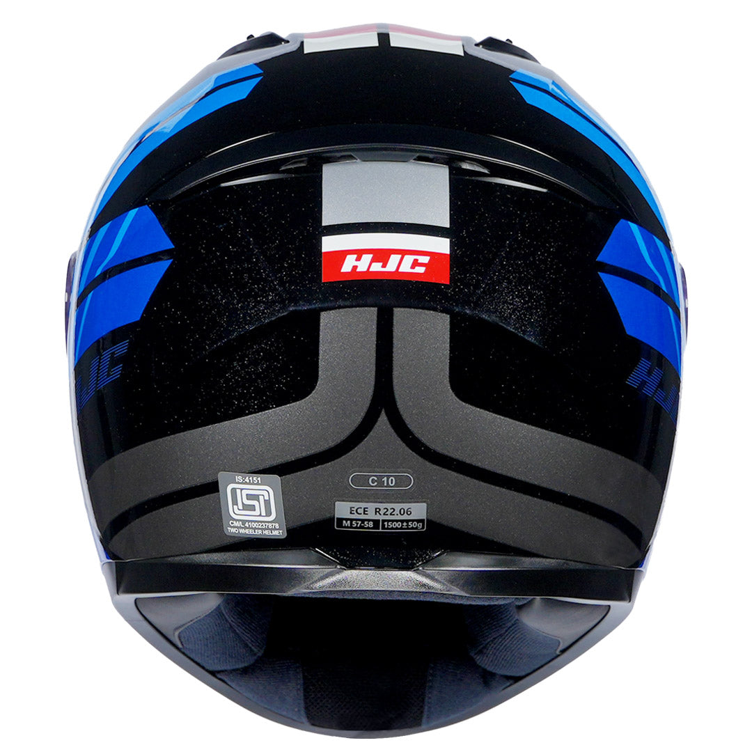 HJC C10 Hiper helmet black red blue for daily and long rides
