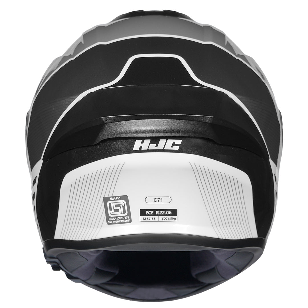 HJC C7X Morix white grey helmet designed for daily and touring riders