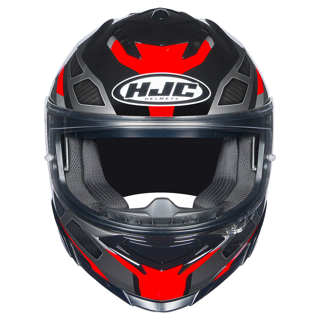 Zest HJCI71 black red helmet stylish riding protection