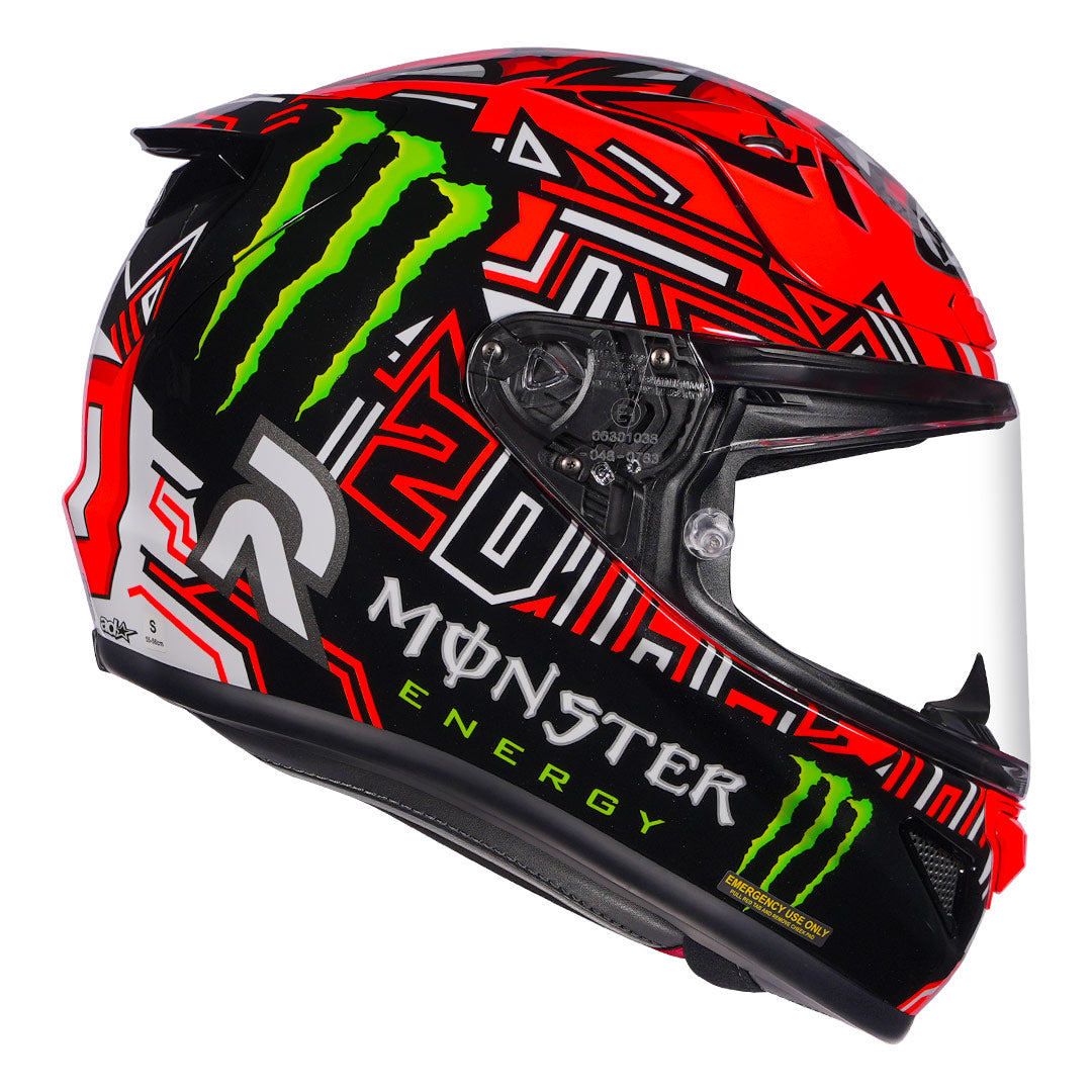 HJC RPHA 12 Quartararo Replica II full face helmet 2025 orange red